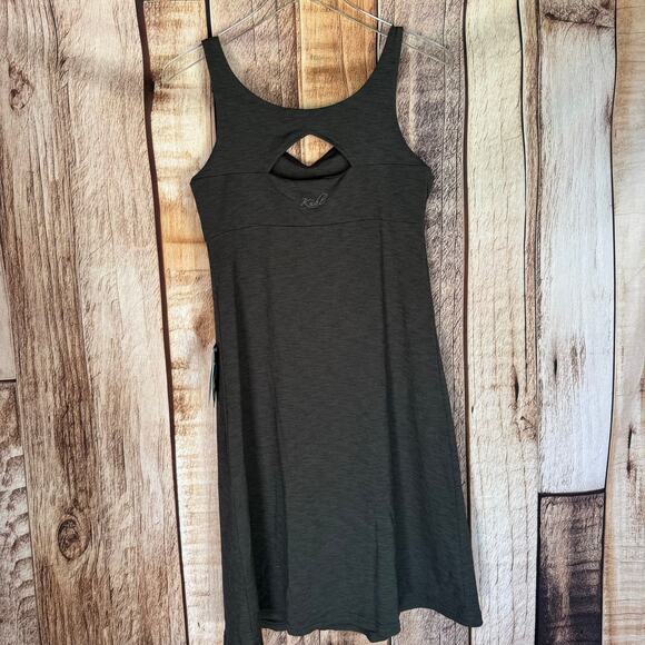 Kuhl Dress Mova Aktiv Gray Medium Built in Bra NWT Summer Hiking Outdoors - Picture 2 of 8